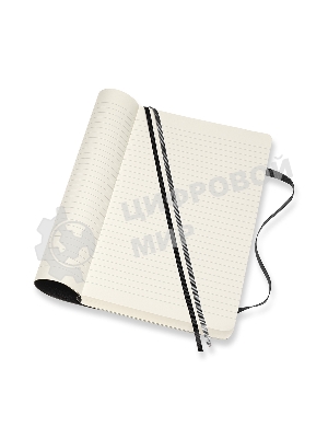 Блокнот Moleskine CLASSIC SOFT EXPENDED QP616EXP Large 130х210 мм, 400 страниц, линейка, мягкая обложка, черный