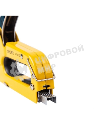 Мебельный степлер Deli DL238001 4-8мм. Полностью стальная конструкция.