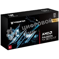 Видеокарта Acer RX9070XT PREDATOR BIFROST WHITE OC 16Gb GDDR6 256bit 3xDP HDMI 3FAN RTL