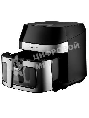 Аэрогриль Brayer 2044BR черный, 2200 Вт, 8 л, сенсор, 10 программ