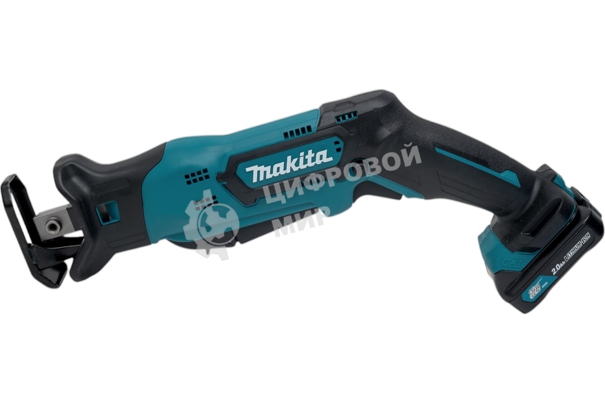 Ножовка Makita JR105DWAE 10.8В 2х2Ач Li-ion слайдер 0-3300об\м ход-13мм рез-50мм 1.3кг чем подсв