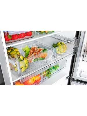 Холодильник Atlant ХМ-4626-181-NL серебристый двухкамерный 254/94л морозилка снизу, No Frost