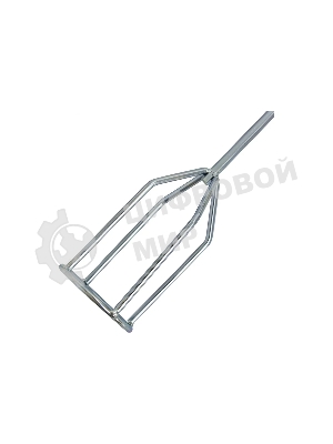 Миксер для гипсовых смесей Denzel, 80 х 530 мм, оцинкованный, шестигранный хвостовик 8 мм