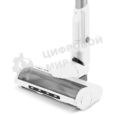 Пылесос вертикальный Coolfort CF-3002 белый, питание от аккумулятора, 120 Вт, уборка сухая, пылесборник 0.9 л, работа от АКБ max 32 мин.