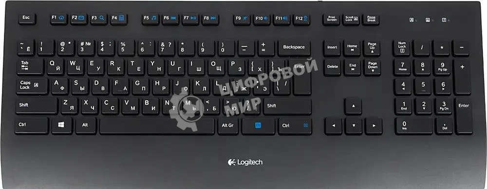 Клавиатура проводная Logitech Keyboard K280E (920-005215) USB черный