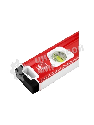 Уровень алюминиевый Matrix, магнит фрезеров 3 глазка 2 комп, рукоятки, 1000 мм