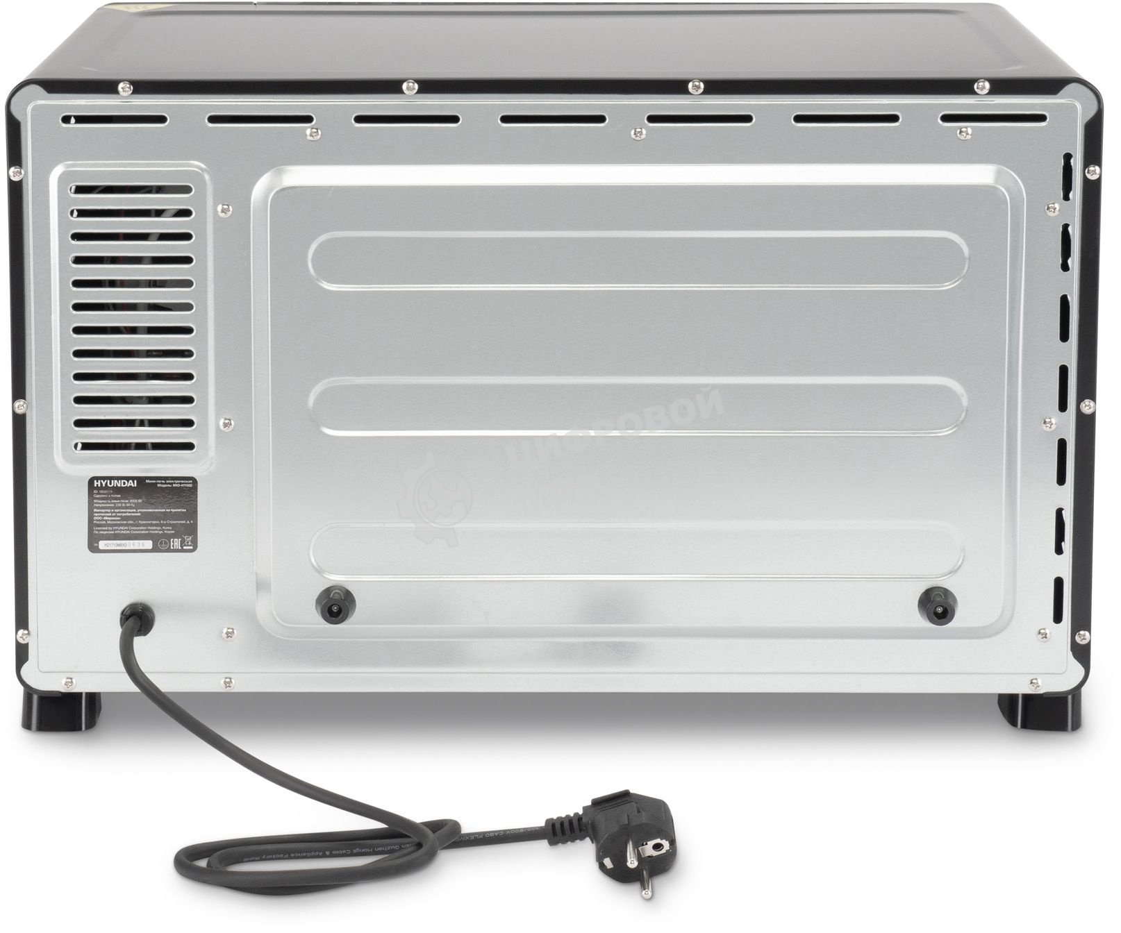 Мини-печь Hyundai MIO-HY082 38 л, 2000 Вт, черный
