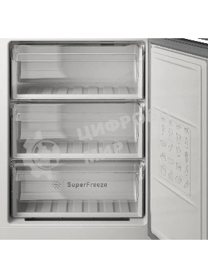 Холодильник Indesit ITS 4200 G серебристый двухкамерный 247/78л морозилка снизу, No Frost