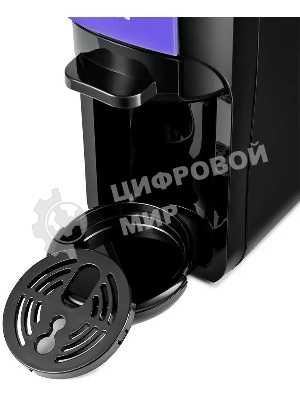 Кофемашина Kitfort КТ-7105-1 1450Вт черный/фиолетовый