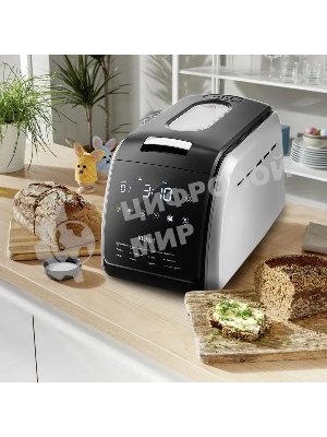 Хлебопечка Kitfort KT-305 черный/серебристый