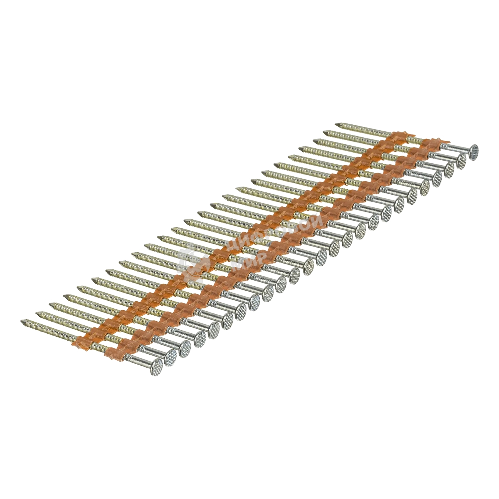 Гвозди Denzel для пнев. нейлера (оцинк.), длина - 65 мм, диам. - 2,9 мм, 2000 шт.