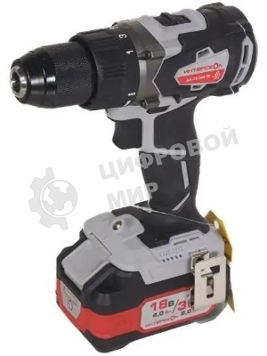Дрель-шуруповерт аккумуляторная бесщеточная ИНТЕРСКОЛ ДА-13/36В 70 Li-ion АПИ [814.2.2.70] кейс, 2 аккум. 2,0А·ч, ЗУ