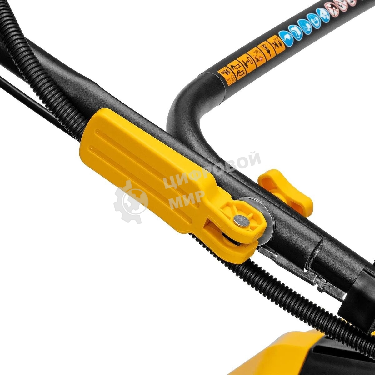 Газонокосилка бензиновая Denzel GLD-520SP-VE, 196 см3,шир 52 см,привод,вариатор,эл.старт, 60 л