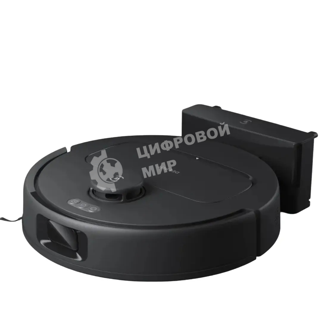 Робот-пылесос Ecovacs Deebot N20e черный, 5200 мА*ч Li-Ion, уборка сухая/влажная, пылесборник контейнер 0.35 л