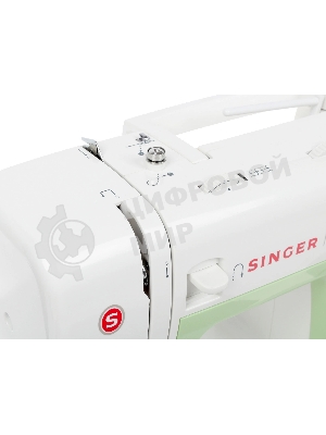 Швейная машина Singer Simple 3229 белый, электромеханическая, вертикальный качающийся, 29 операций, петля полуавтомат
