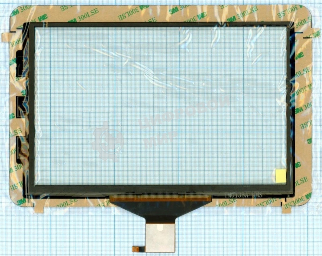 Сенсорное стекло (тачскрин) TF0113A TY, черное