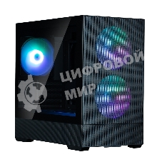 Компьютерный корпус ZALMAN P30 AIR, MATX, BLACK, WINDOW, 2xCombo (3.5'' or 2.5''), 3x2.5