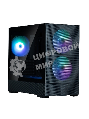 Компьютерный корпус ZALMAN P30 AIR, MATX, BLACK, WINDOW, 2xCombo (3.5'' or 2.5''), 3x2.5