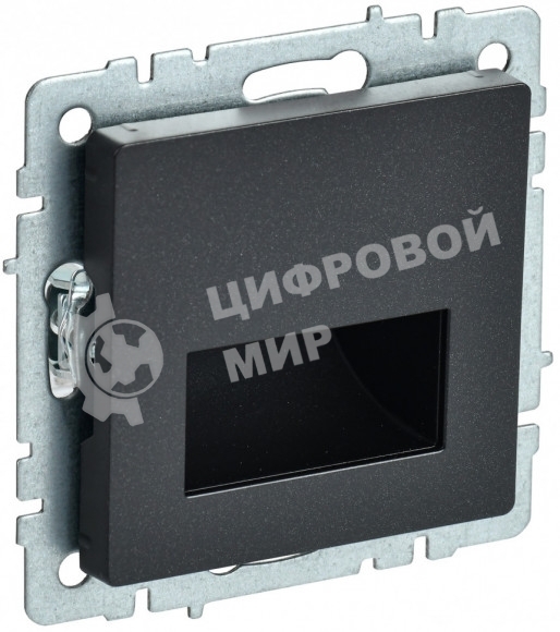 Подсветка светодиодная встраиваемая IEK BRITE ПЛ20-БрЧ (BR-FL20-K02) черный
