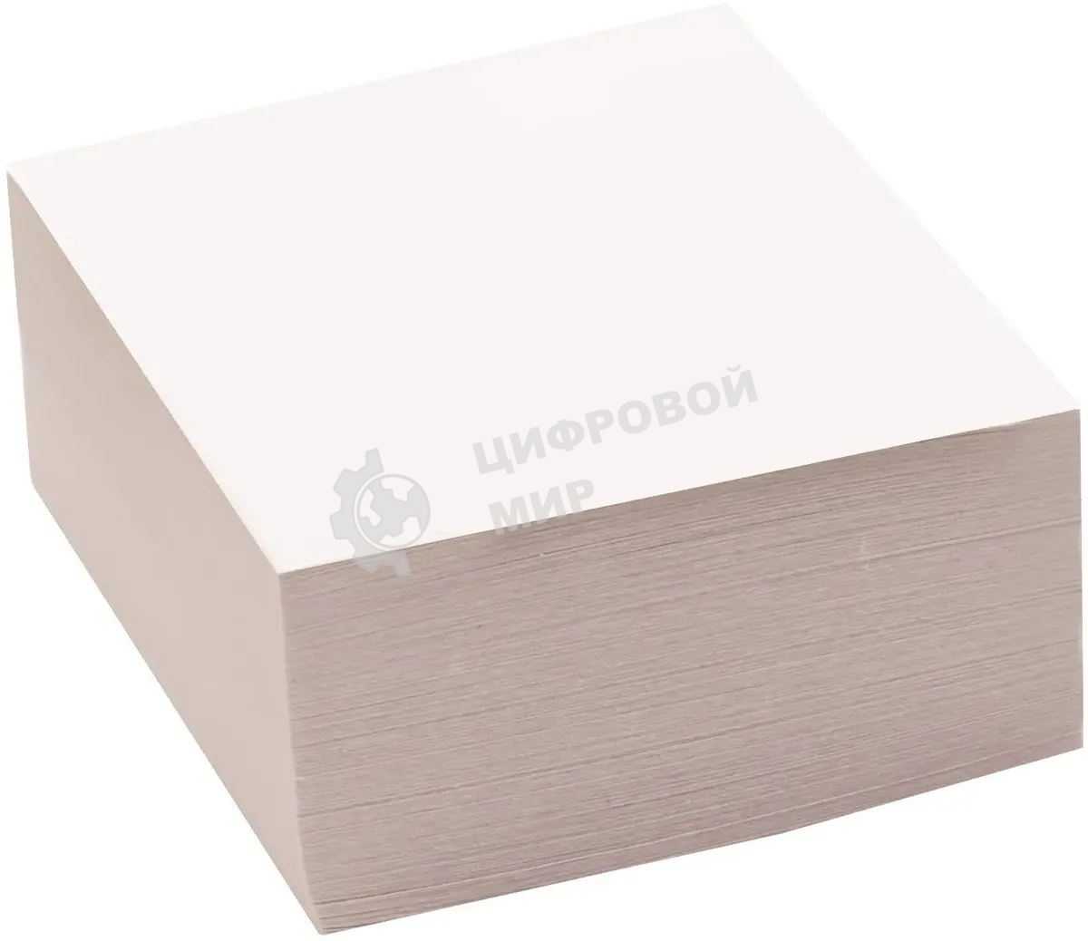 Блок для записей бумажный Silwerhof ECO Эконом 80x80x40 мм, 60 г/м2, белый