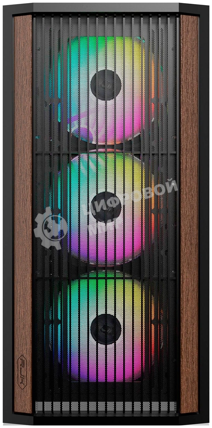 Компьютерный корпус без блока питания Case Raijintek AGOS MAX-MS4, Midi-Tower, TG, 4x140мм ARGB, 2xUSB 3.0 + 1xUSB Type-C, E-ATX, ATX, mATX, mITX черный