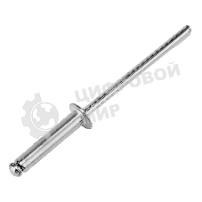 Заклепки алюминиевые Denzel, 1/8