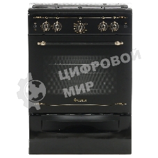 Плита газовая Gefest ПГ 6100-02 0187 черный, конфорок 4 шт, духовка 52 л, 60 см x 85 см x 60 см