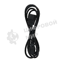 Кабель монитор - компьютер 1.8 м 220V (UPS -> устройство) VDE 3Gx0.5мм QUST(Aopen) ACE001-1.8м