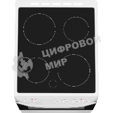 Плита электрическая Darina 1D5 EC 241 614 W белый/черный, конфорок 4 шт, духовка 50 л, 50 см x 85 см x 60 см