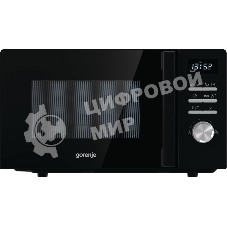 Микроволновая печь Gorenje MO20A4BH черный, 20 л, 800 Вт, переключатели - кнопки, поворотный механизм
