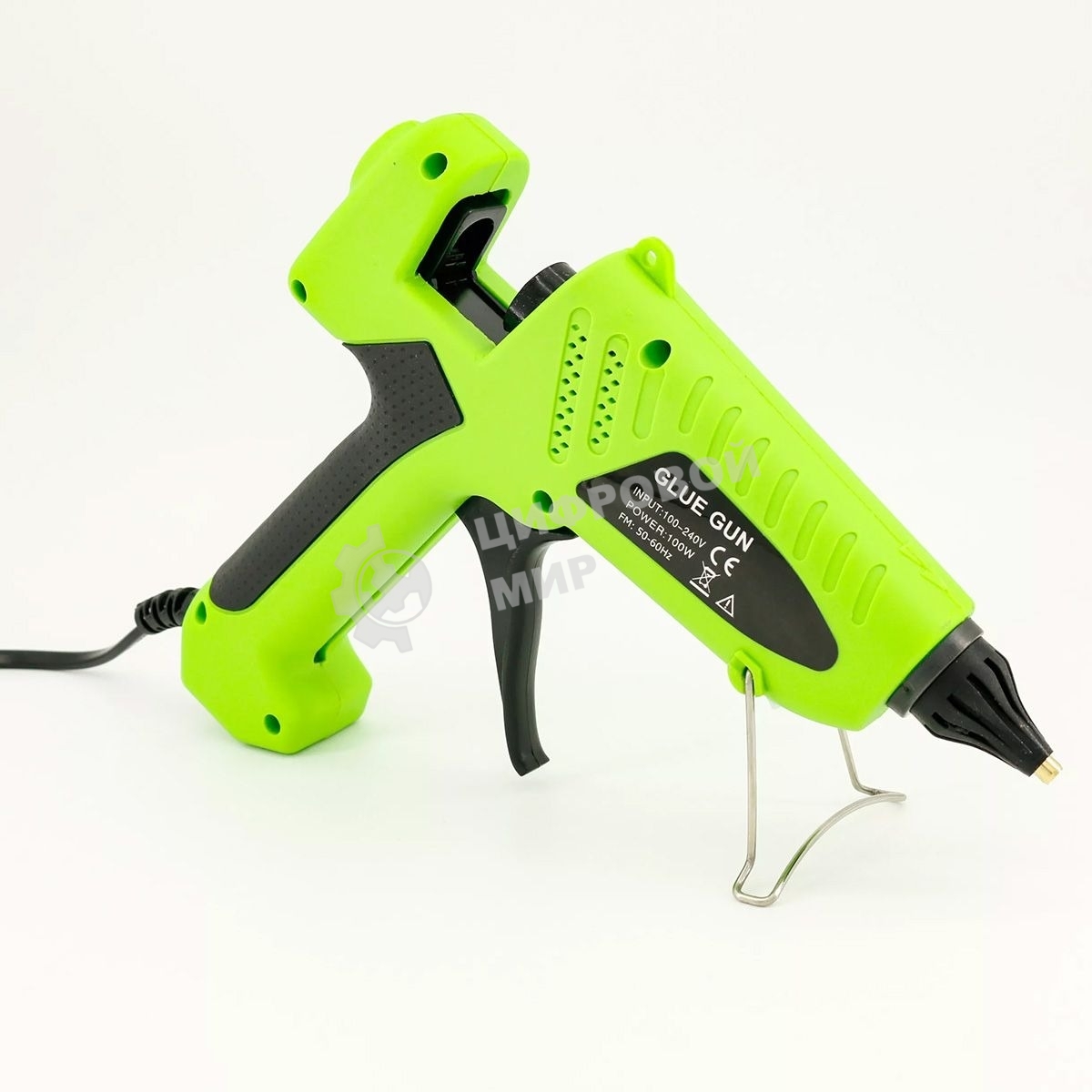 Клеевой пистолет JQ-100A 100 Вт, 110-240 В, 200℃, 11мм стержни 