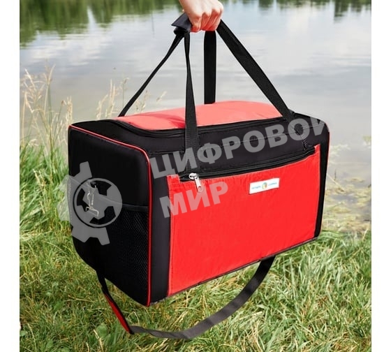 Сумка-холодильник ЧЕТЫРЕ СЕЗОНА 80-0285 объемом 45 л. (2 слоя утепления)