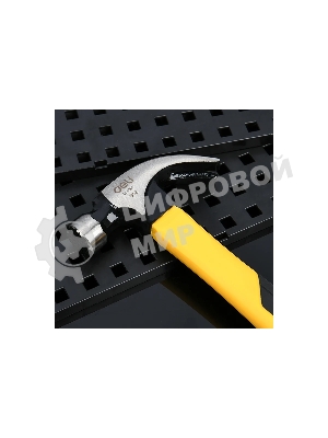Молоток-гвоздодер Deli DL5001F 225 гр магнит, противоскользящий боек, фиберглассовая рукоять