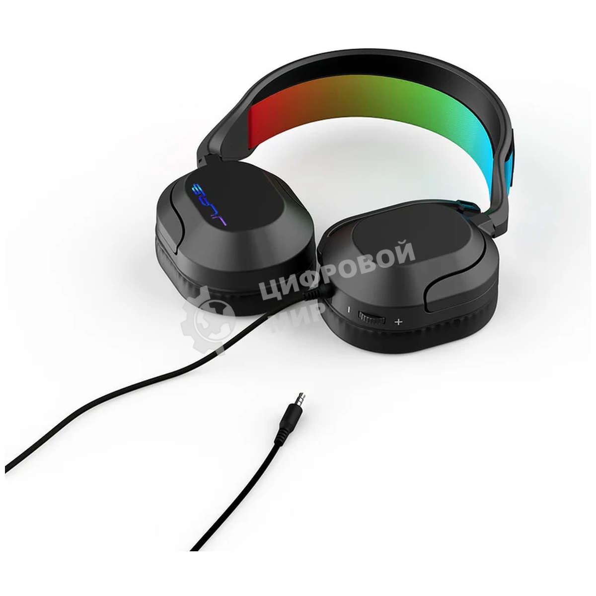 Гарнитура проводная Jlab Nightfall Wired Headphones - Black (PN: GHNHTFALLRBLK4)