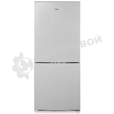 Холодильник Бирюса M6141 металлик двухкамерный 165/60л морозилка снизу