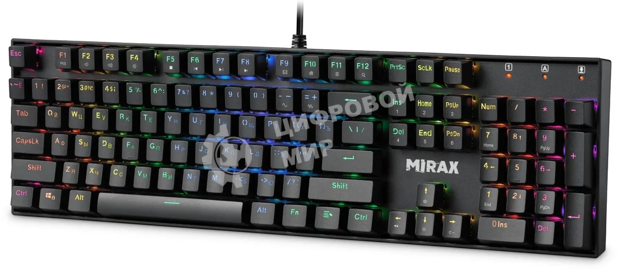 Клавиатура Defender Mirax GK-352 проводная, USB Type-A, чёрный