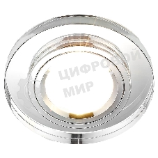 Встраиваемый точечный светильник Ambrella Light 8060 CL хром MR16 D90 mm