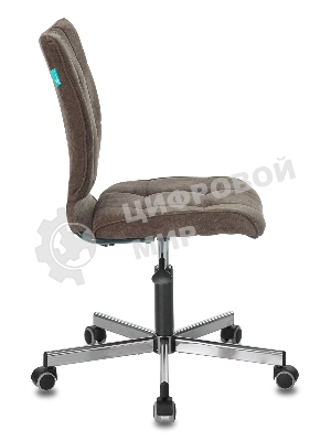Кресло Бюрократ CH-330M/LT-10 темно-коричневый, экокожа, 120 кг, механизм качания, без подлокотников