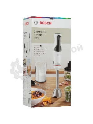 Блендер погружной Bosch MSM4W421 800 Вт, белый