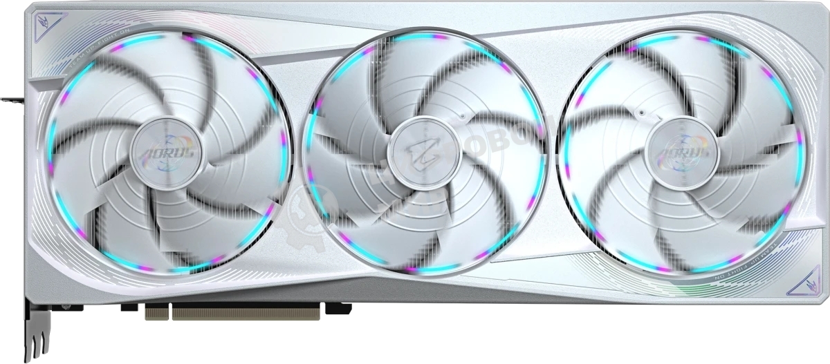 Видеокарта Gigabyte PCI-E 5.0 GV-N5080AORUSM ICE-16GD 1.0 NVIDIA GeForce RTX 5080 16Gb 256bit GDDR7 2617/30000 HDMIx1 DPx3 HDCP Ret