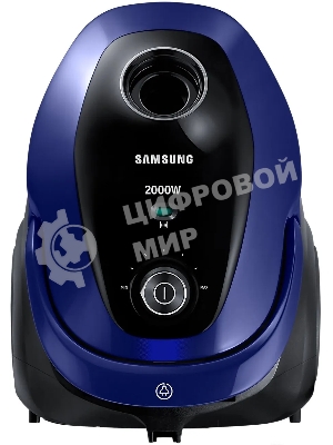 Пылесос Samsung VC20M251AWB синий/черный, 460/2000 Вт, уборка сухая, пылесборник мешок 2.5 л
