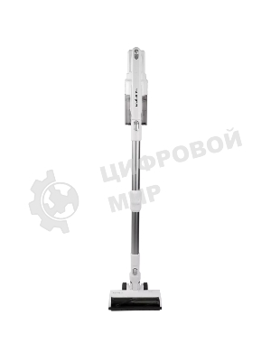 Пылесос вертикальный Polaris PVCS 2555 белый, питание от аккумулятора, 120 Вт, уборка сухая, пылесборник 0.5 л