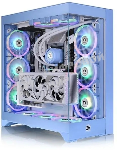 Компьютерный корпус Thermaltake CTE E660MX голубой без БП E-ATX 13x120мм 11x140мм 2xUSB 3.0 audio bott PSU