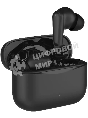 Наушники TWS Hyundai Select H-EP203 черный, внутриканальные, Bluetooth, активное шумоподавление, до 5 ч
