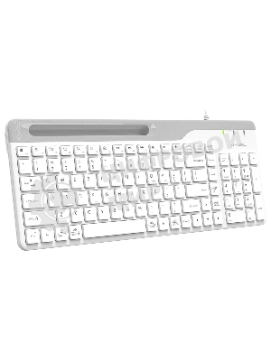 Клавиатура проводная A4Tech Fstyler FK25, USB, белый/серый