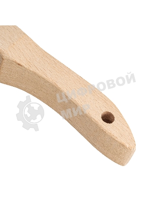 Щетка зачистная Denzel 6-и рядная, прямая проволока из нержавеющей стали с деревянной ручкой, EFP