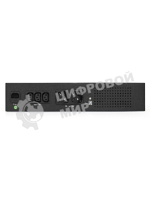 Источник бесперебойного питания ExeGate ServerRM UNL-800.LCD.AVR.2SH.3C13.USB.2U 800VA/480W, Color LCD, AVR, 2*Schuko+3*C13, USB, 2U, установка в стойку, черный