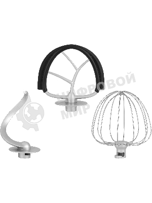 Кухонная машина Rondell RDE-KM900 планетар.вращ. 1900Вт красное вино