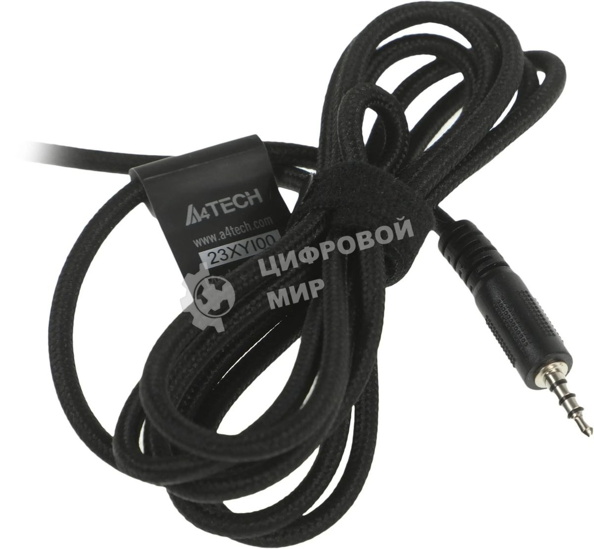 Гарнитура проводная с микрофоном A4Tech Fstyler FH200i серый 1.8м накладные оголовье (FH200I GREY)