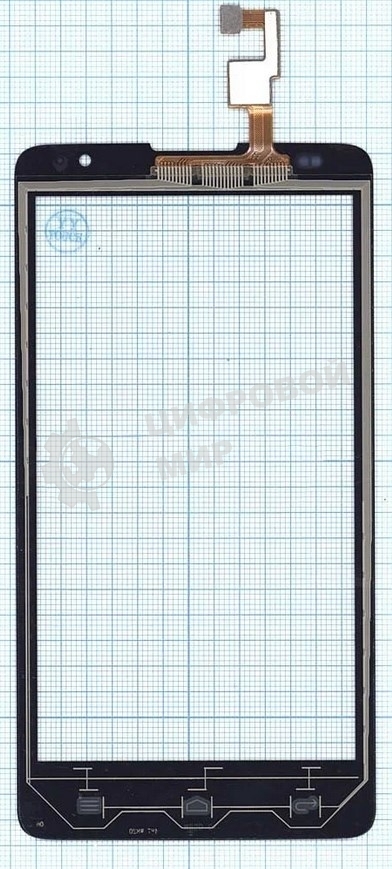 Сенсорное стекло (тачскрин) для Huawei C8816, черное